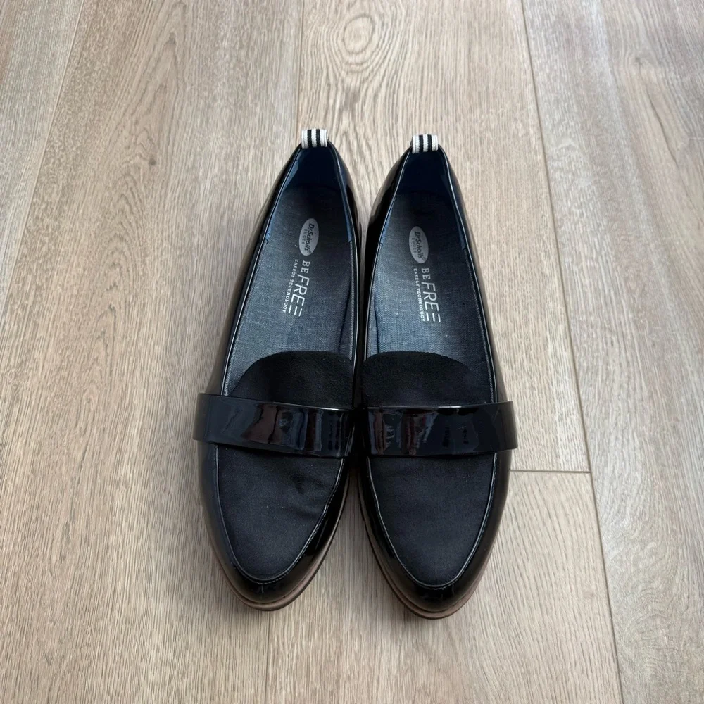 Dr Scholl's Shoes Webster Black Loafers Be Free Energy Tech